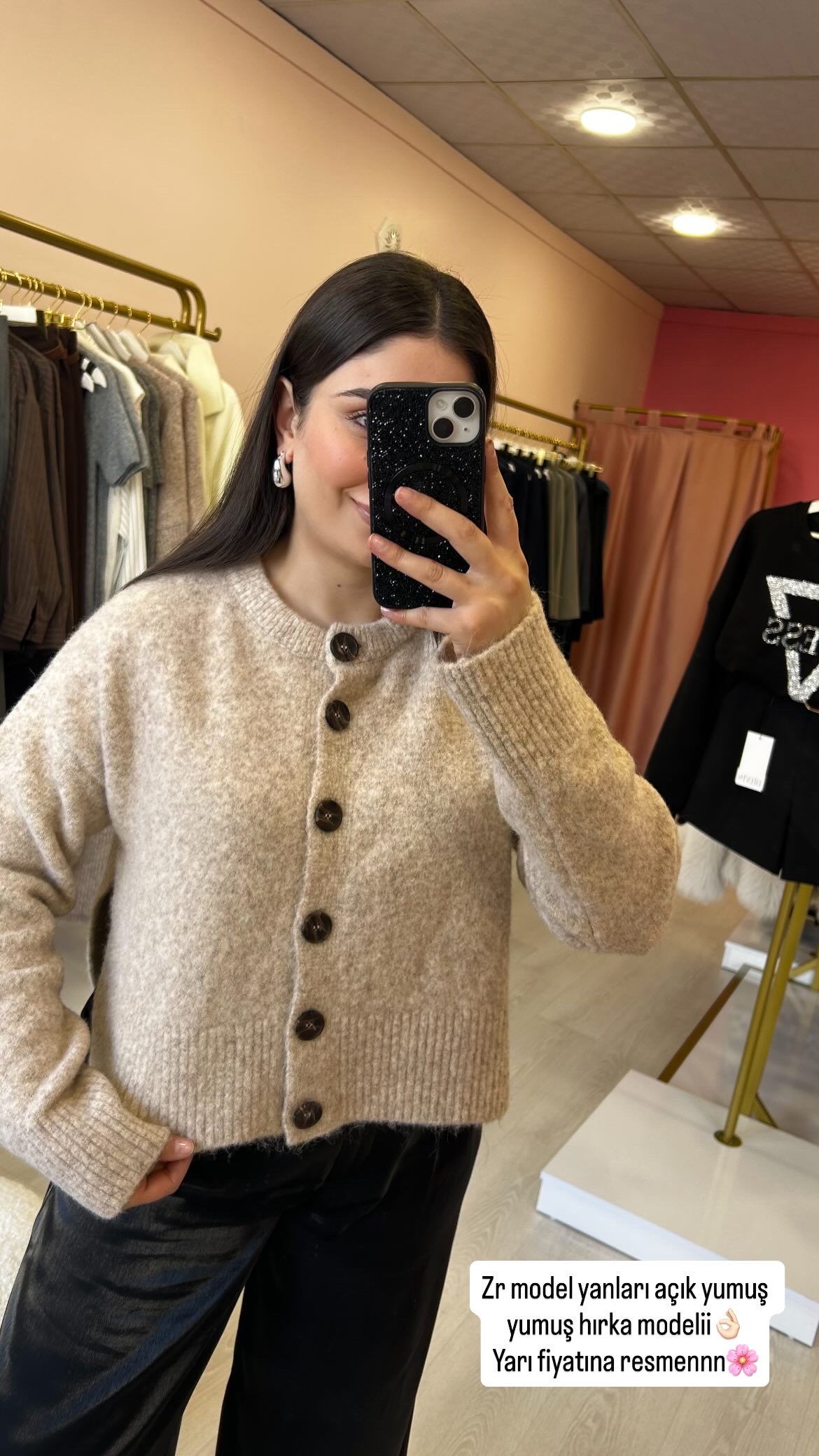 Zr Model Yanları Açık Hırka