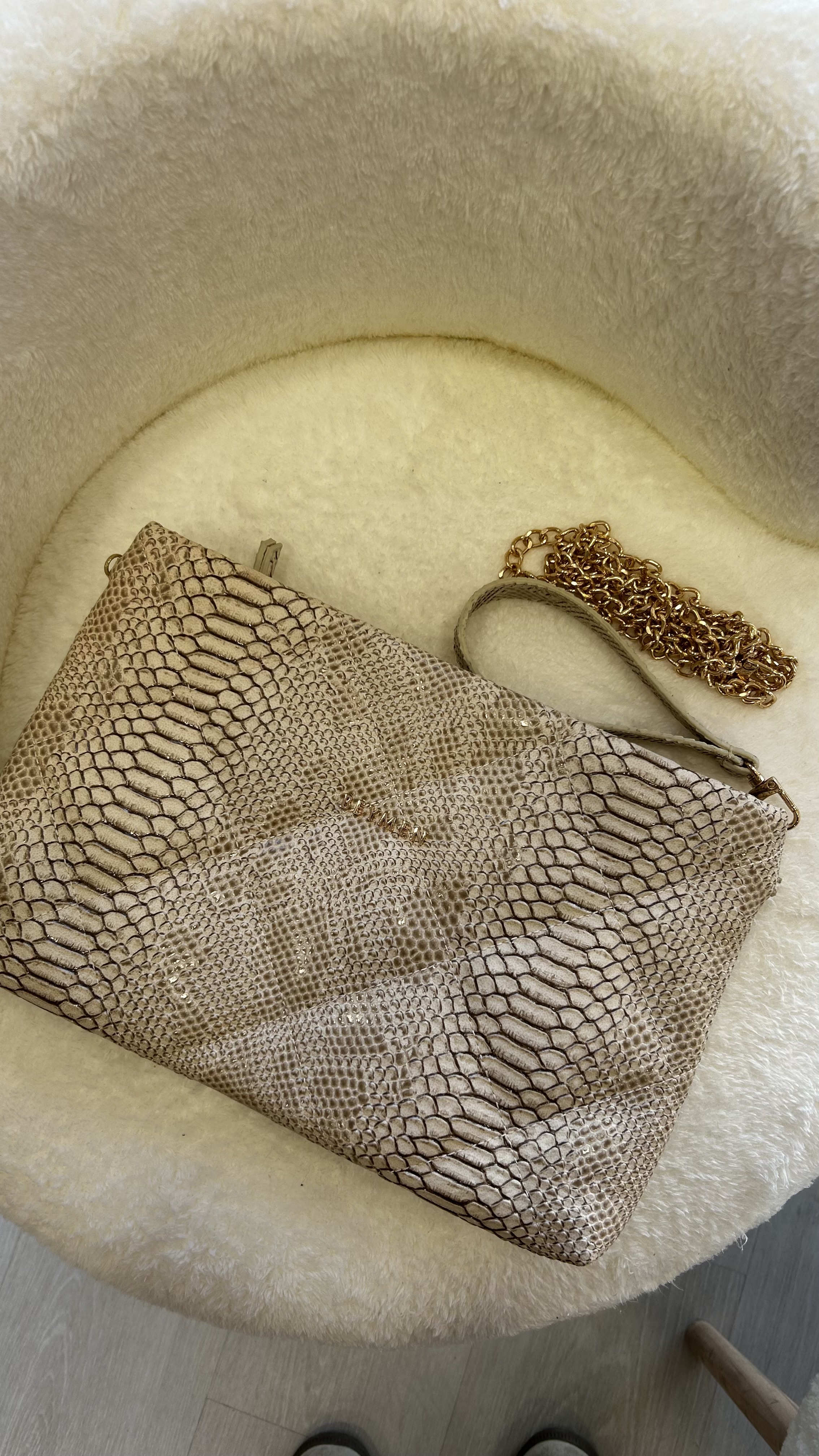 İthal Bymn Clutch Çanta