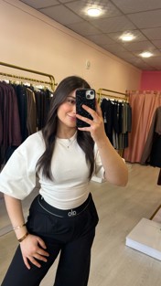 Yanları Büzgülü T-shirt